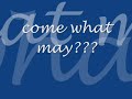 come what may by air supply come what may by air supply