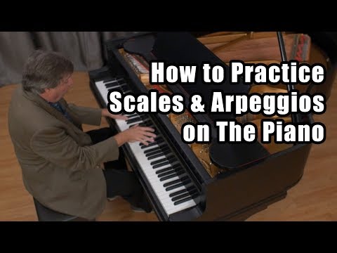 how to practice c major scale on piano