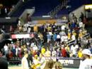 l.a. sparks' marie ferdinand-harris is interviewed by ktlk's larry burnett after the sparks 98-93 victory over the connecticut sun on 06-13-08 at staples center.