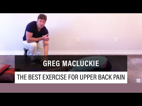 how to cure upper back pain