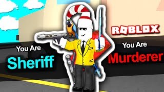HOW TO BE MURDERER AND SHERIFF AT THE SAME TIME!! (Roblox Murder Mystery 2)