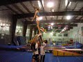 stunt sequence .. katie blair jess and jules