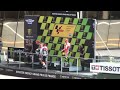 le super podium du gp moto monster energy de france au mans le 15 mai 2011. casey stoner, andrea dovizioso and valentino rossi . le premier podium de valentino rossi avec une ducati .