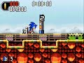Sonic Advance 2 - Sonic in Hot Crater Zone Sonic Advance 2 - Sonic in Hot Crater Zone