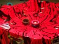 beyblade battle in the engine gear stadium