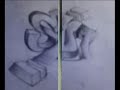 graffiti sketch 3d
