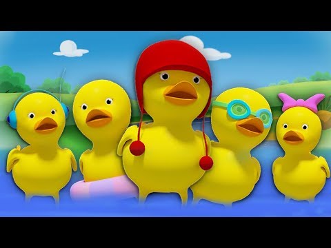 Fünf Kleine Enten | Deutsche Reime | Kinderreime | Five Little Ducks Song | Kids Tv Deutschland