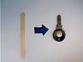 duplicar una llave con palillo de helado