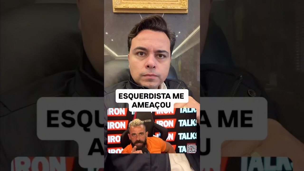 Fui ameaçado pelo esquerdista Sestaro, dono do podcast IronTalks.