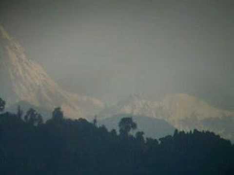 View of Kanchenjunga and other peaks ...