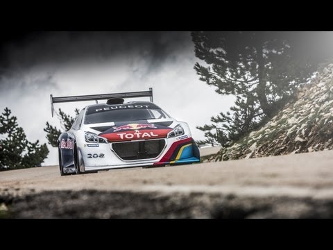 mont - The beastlike 208 T16 Pikes Peak got a chance at last to stretch its legs for the first time outside the confines of Peugeot Sport's factory or a closely gua...