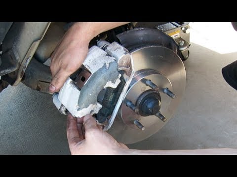 HOW TO REPLACE INSTALL BRAKES AND ROTORS FORD MUSTANG