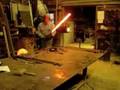 The Marci Chandelier - Hot Forging the Chandelier Arms