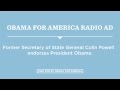 "Endorsed" - Obama for America Radio Ad