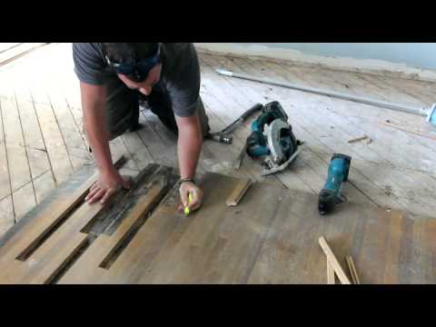 how to patch hardwood floor