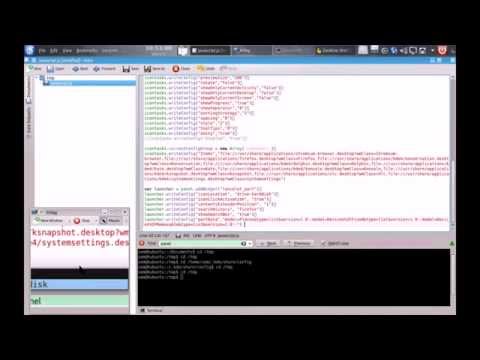 kate a kde text editor : snippets plugin and plasma panels collection ...