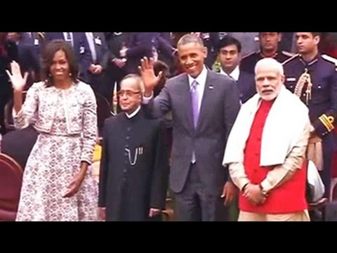President Obama's tea at Rashtrapati Bhavan