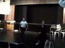 Linette y Ernesto bailando danson