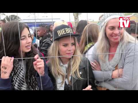 Justin Bieber in Cape Town, South Africa, reaches fever pitch