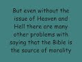 atheism and morality