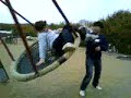 Johannes from ISGR falls out of a swing Johannes from ISGR falls out of a swing
