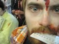 Zombies in NYC - Astor Place Metro Station Zombies in NYC - Astor Place Metro Station