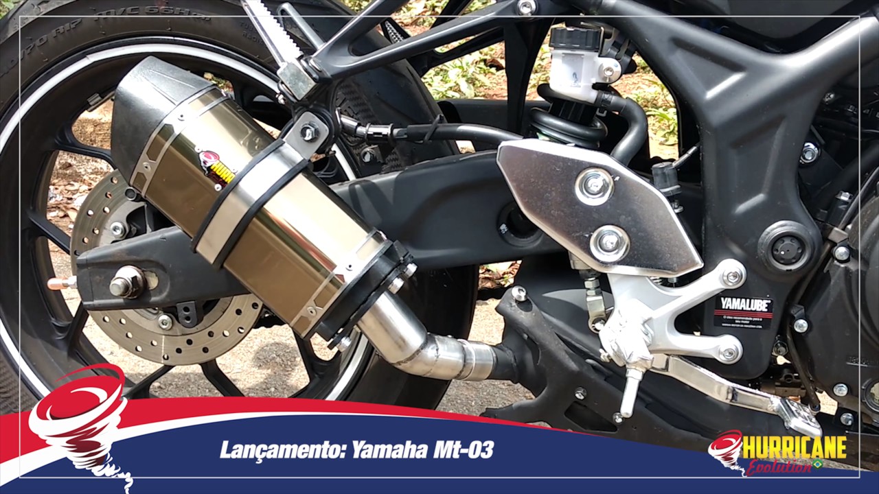 Capa do vídeo  Escapamento F4 Evolution Yamaha MT 03 2016 a 2022
