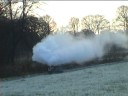 South African miniature live steam locos in the freezing cold South African miniature live steam locos in the freezing cold