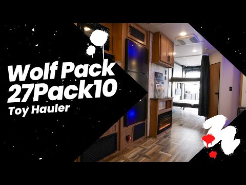 Thumbnail for Tour the 2023 Wolf Pack 27PACK10 Toy Hauler Video