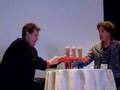 Steve Spangler Teaches Terry Monahan a Magic Egg Trick