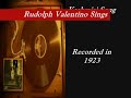 Rudolph Valentino Sings with Lyrics