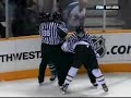 Craig Rivet pounds Steve Ott