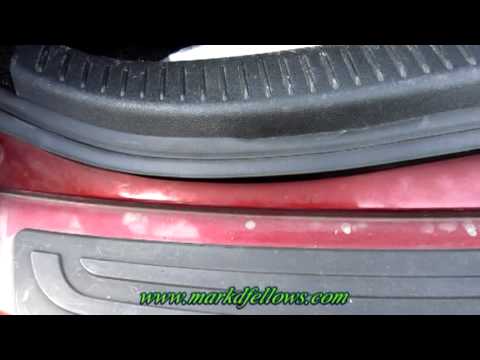 Replacing a rear hatch seal on a Mazda 3