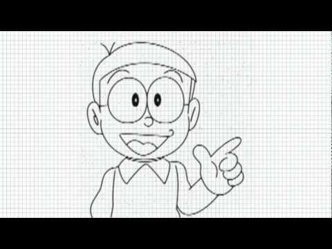 how to draw nobita