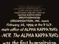 BLOODS VS CRIPS " ALPHA KAPPA RHO BEHIND THE MASK " 