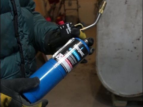 how to fill bernzomatic torch