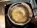 Toffee is a confectionery, but has found itself as one of the sweets made on special occasions like janmashtami etc., except it is made in the form of laddus..it is easy to make but a little tricky sometimes.. and always laborious.. here is how to make itroast and keep ready some broken cashew nuts ( or if you prefer peanuts, or almonds );  in a kadai take water and add twice the volume of sugar as water and add with heating till dissolved and continue to heat with constant stirring;  the syrup will boil and after some time it will start to get brown in color; at this stage add a little cardamom powder to the syrup and add the roasted cashew nuts into the syrup, turn off the heat and thoroughly mix the cashew nuts into the syrup ( now caramelised );  pour the contents to a previously greased mould and press with a spoon.. while still hot make cutting marks on the surface of the hot toffee..allow to cool down to room temperature.. and EAT !