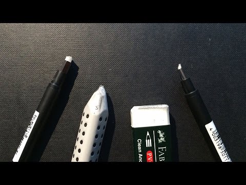 Materialien #2 Der Radiergummi ! 4 verschiedene im test!