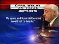 Cyril Wecht Jury Deadlocks