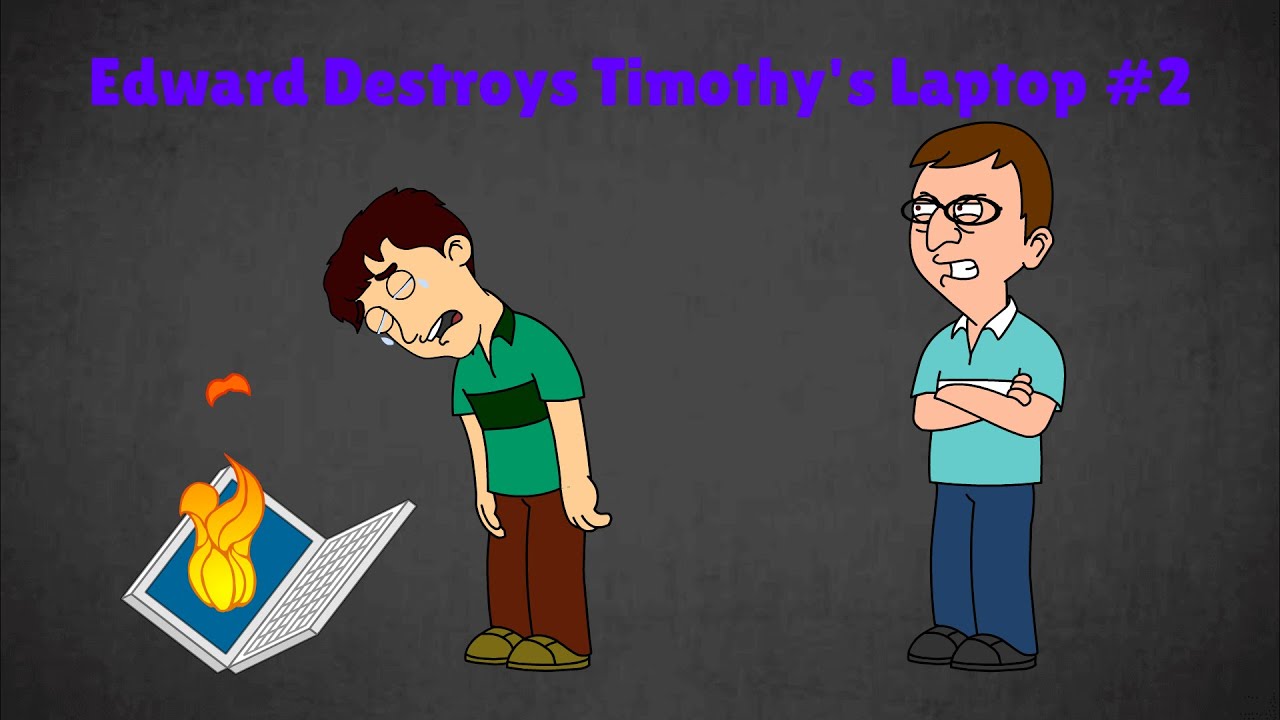 WOW!!! Edward Destroys Timothy's Laptop #2