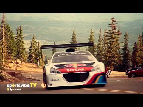 Sébastien Loeb & His Peugeot Sport Car Take On The Pikes Peak Hill Climb