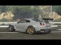 Nissan GT-R R35 RocketBunny v1.2 для GTA 5 видео 6