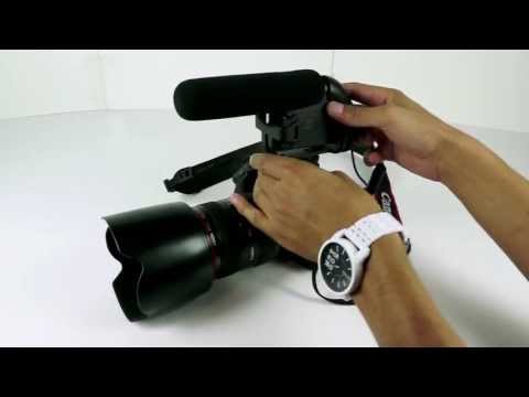 how to attach microphone to camera