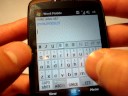 HTC Touch 3G touch screen keyboard