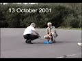 on saturday 13 october 2001 at fairmile common near cobham in surrey, uk, paul eisner made an attempt on his existing world record for control line speed (1.0 to 2.5cc) which he had held at just over 194 mph since 1987. in unseasonably warm conditions (24c) the best run of the afternoon registered a provisional speed of 208.28 mph. this beats his existing record by the considerable margin of around 14 mph. the model is powered by an irvine 15 