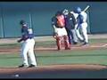 Delmon Young Throws And Hits An Umpire With His Bat