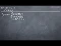 Long Division of Polynomials Example 1