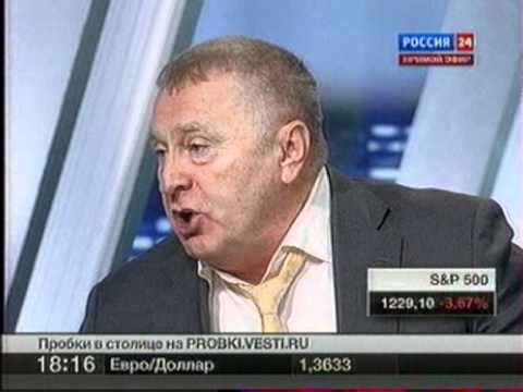 Жириновский ставит на место ведущую РОССИИ 24