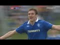 Footage of every goal Nikica Jelavic scored for Rangers during the 2010/11 season. Nikica was bought from Rapid Vienna in the summer of 2010 for £4Million pounds. He played a total of 27 games finding the net 19 times. Unfortunately he was injured for 4 months following a horrendous tackle by a rat named Ian Black. With that in mind, and it being the Croatian's first season in Scottish football, it really is remarkable how he notched so many goals. 11 September 2010 (A) Hamilton 21 September 2010 (H) Dunfermline X2 26 September 2010 (A) Aberdeen 26 January 2011 (A) Hibernian 12 February 2011 (H) Motherwell x3 27 February 2011 (H) St. Johnstone X2 20 March 2011 (N) Celtic 2 April 2011 (H) Dundee United 10 April 2011 (A) Hamilton 13 April 2011 (A) Aberdeen 19 April 2011 (A) Dundee United 30 April 2011 (A) Motherwell 7 May 2011 (H) Hearts 10 May 2011 (H) Dundee Utd 15 May 2011 (A) Kilmarnock Nikica helped Rangers win the CIS Cup & SPL Championship in 2011. Scoring the winner vs Celtic in the final of the CIS.