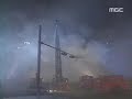 The Great South Gate, South Korea, burned down